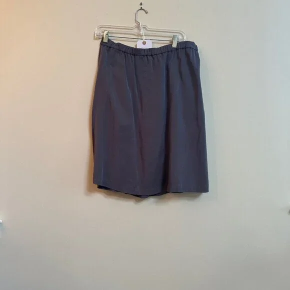 Eileen Fisher Tencel Skirt with Pockets | Size Small | Ash Gray | NWT - Picture 2 of 2